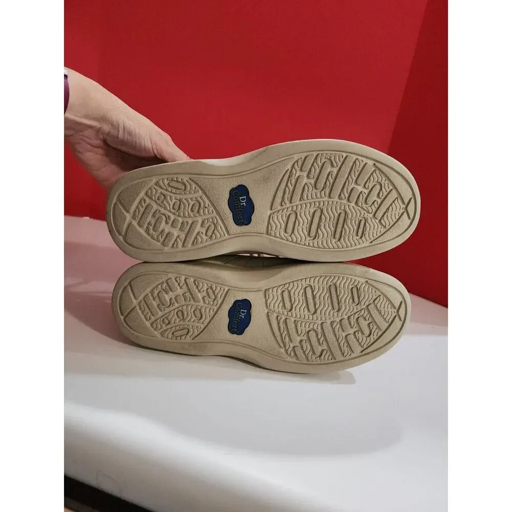 DR. Comfort Lindsey Womens Leather Diabetic Orthotic Shoes Size 8.5 Wide